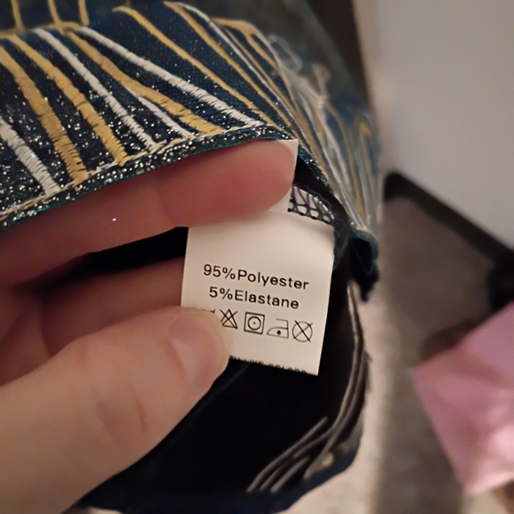 Sequined Unique Beautiful New Dress - Picture 4 of 11